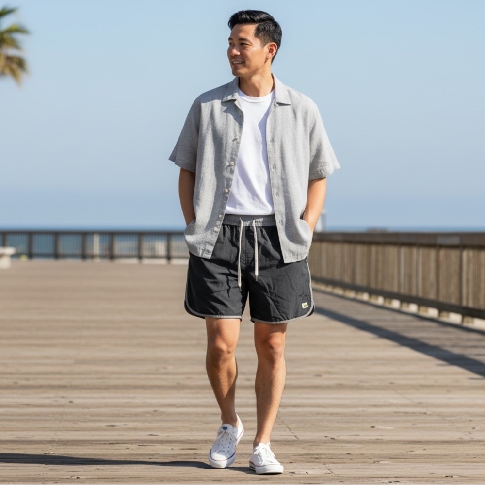 VUORI Banks Shorts Gray XS